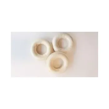 Pamlsek pro psa Salač Kolečko z bílé kůže 6 cm(20/400)