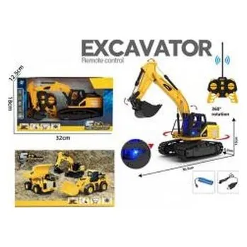 RC model auta Koparka R/C 1:24 światło dźwięk ładowanie USB wind