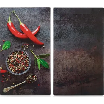 Kuchyňské prkénko Krájecí deska Zeller sklo 2 ks