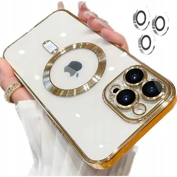 Pouzdro na mobilní telefon Zadní Kryt DXS pro Apple iPhone 15 Pro zlatý