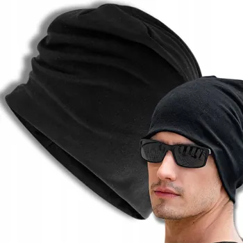 Čepice EdiBazzar zimní čepice beanie černá, univerzální velikost