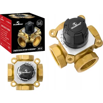 Ventil Čtyřcestný směšovací regulační ventil 1" Diamond