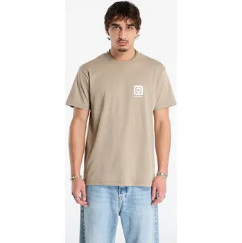 Pánské tričko Tričko Horsefeathers Mini Logo T-Shirt Taupe XL