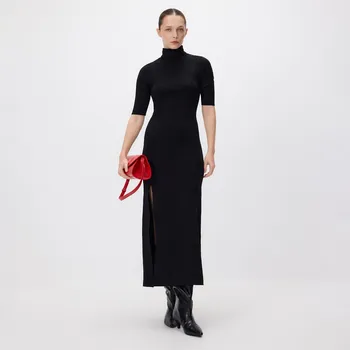 Dámské šaty Reserved - Šaty s viskózou - černý - 742BW-99X - 742BW-99X-M