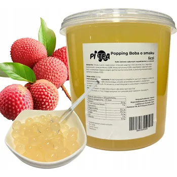 Bubble tea Kuličky do Bubble Tea Popping Boba Liči 3,4 kg