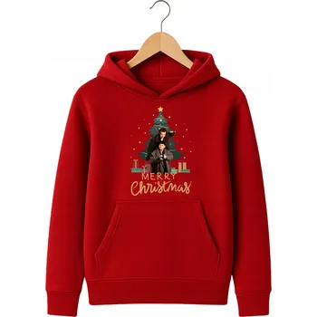 Dámská mikina Mikina dámská, dárek pro manželku, vtipná, Kevin, červená, velikost R-XL, A438