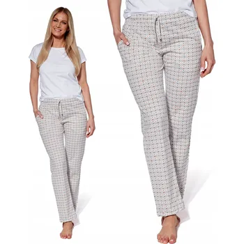 Dámské noční prádlo CORNETTE 690/35 Pyžamové kalhoty 100% BAVLNA - M
