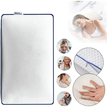 Polštář PAMĚŤOVÝ PĚNOVÝ POLŠTÁŘ , POLŠTÁŘ S OPĚROU KRKU PRO SPÁNEK