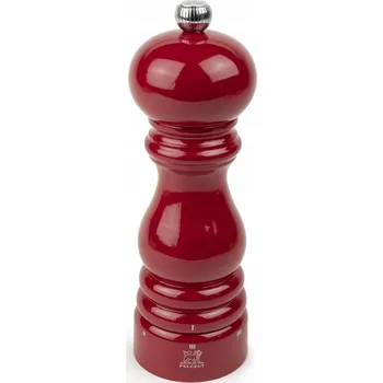 Kuchyňský mlýnek Ruční mlýnek Peugeot dřevěný červený