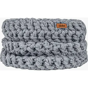 Nákrčník Háčkovaný nákrčník light šedá