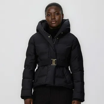 Reserved - Bunda s páskem - černý - 720HD-99X - 720HD-99X-L