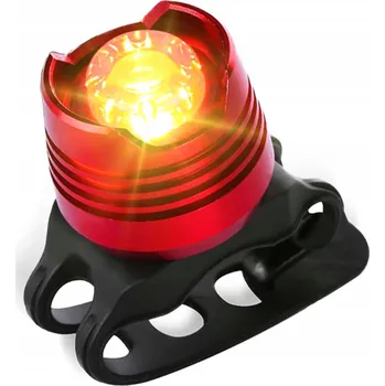 Cyklosvítilna Osvětlení na kolo Alogy Zadní světlo na kolo červené 50 lm bateriové