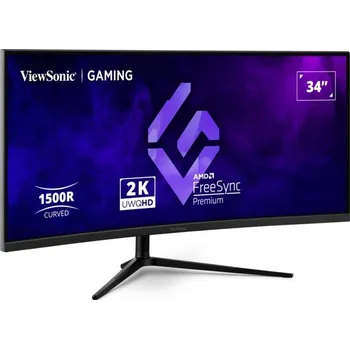 Monitor Viewsonic VX3418C-2K LED monitor 86.4 cm (34 palec) 3440 x 1440 Pixel 21:9 1 ms VA LED