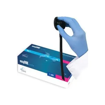 Vyšetřovací rukavice Rukavice nes.vyš. easyCARE Nitryl, AQL 1, L 100ks