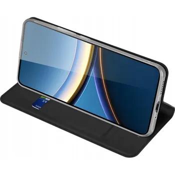 Pouzdro na mobilní telefon Flipové pouzdro Dux Ducis pro POCO F7 Pro, černé