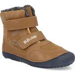 Barefoot dětské zimní boty D.D.step W063-52130A hnědé Velikost: 27