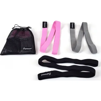 Posilovací gumy dlouhé LONG BAND 206 cm set - 3 kusy