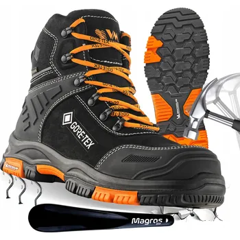 Pracovní obuv Pracovní Kotníkové Boty Membrána GORE-TEX VM Michelin Hamilton S7L HRO FO Velikost 48