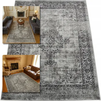 Koberec KOBEREC TRADIČNÍ VINTAGE ŠEDÝ KOBEREC VENEZIA KOBERCE DO OBÝVÁKU 120x170