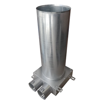 Vzduchotechnické potrubí Distribuční KLO box 2x50/125