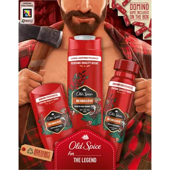 Old Spice Bearglove sada sprchový gel 250 ml + deodorant stick 50 ml + deodorant 150 ml