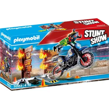 Stavebnice Playmobil Playmobil Stunt Show 70553 Motorka
