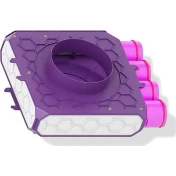 Příslušenství pro vzduchotechniku Rozdělovač hranatý jednokanálový 4x75/200, MAX-VENT