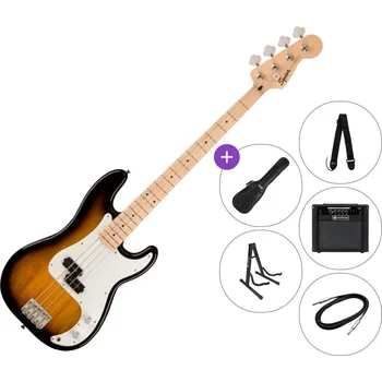 Baskytara Fender Squier Sonic Precision Bass MN SET 2 2-Color Sunburst Elektrická baskytara