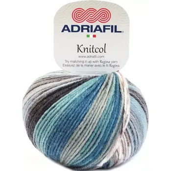 Příze Adriafil Knitcol 75 (Samovzorující merino příze Knitcol 75 Mare)