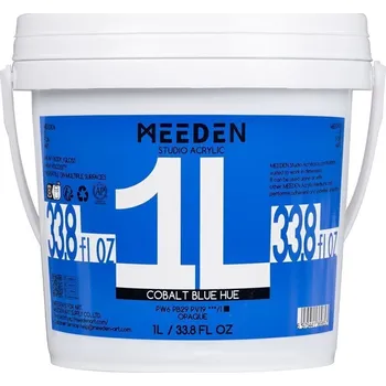 Výtvarná barva Meeden 34.1220 Akrylová barva 20 Cobalt Blue Hue 1000 ml 1 ks