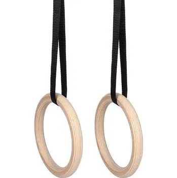 Wood 238 gymnastické kruhy dřevěné balení 1 pár