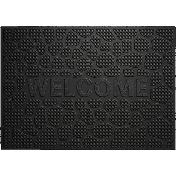 Pronett XJ5673 Venkovní gumová rohožka 40 × 60 cm, černá