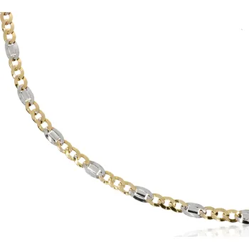 Řetízek Zlatnictví Helios Kombinovaný pevný zlatý řetízek