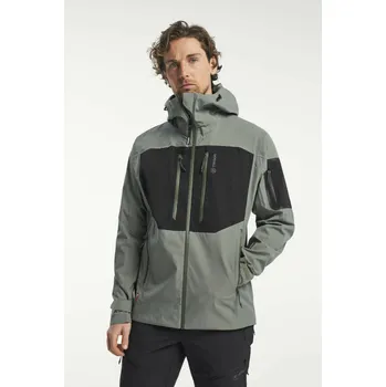 Pánská casual bunda Tenson Pánské pánská outdoorová bunda TENSON TXlite Shell Jacket M šedozelená Šedá M (2839540)