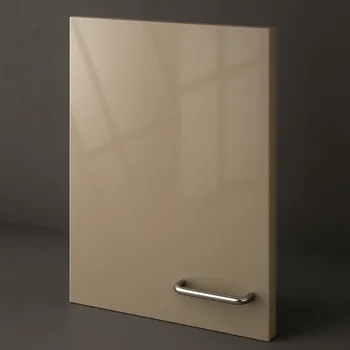 Komoda Senosan Nábytková dvířka vysoký lesk / Béžová metalíza SCR 7499 Plná dvířka Bílá