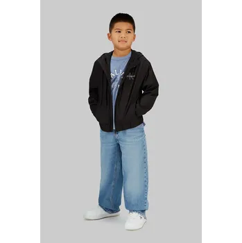 Chlapecká bunda Dětská bunda Calvin Klein Jeans IB0IB02639.128.176.PPY2 černá 99X, vel. 152