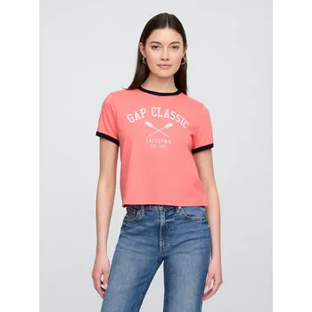 Dámské tričko GAP Dámské Crop tričko GAP Růžová XL (2871227)