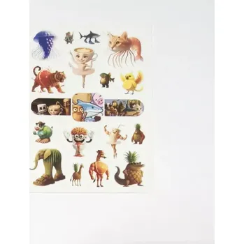 Odstranitelné tetování Dětské dočasné tetování - ITALIAN BRAINROT - SVÍTÍCÍ VE TMĚ (B) (Značka: TAKARA TOMY)