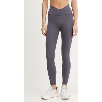 Dámské legíny Tréninkové legíny adidas Performance dámské, šedá barva, KT3285 90Y, vel. M