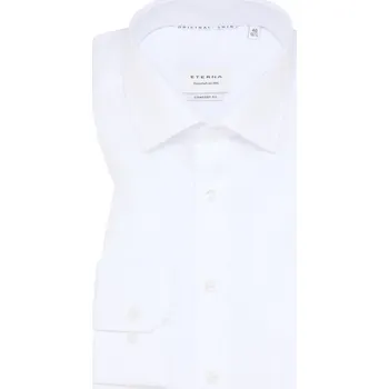 Pánská košile Košile Eterna Comfort Fit Popeline bílá 1100_00E19K velikost: 46, délka rukávu: dlouhý rukáv