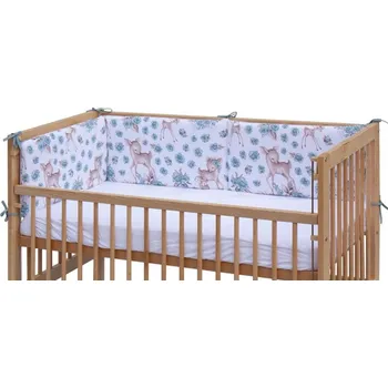 mantinel do postýlky Mantinel do postýlky SRNEČEK 180x30cm - tyrkysový