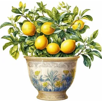 Nášivka Nažehlovačka Citrónovník - 6 x 6 cm