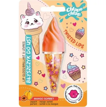 Lesk na rty Lesk na rty - náhrdelník zmrzlina Chlapu Chlap sorbet mango