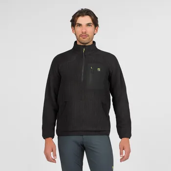 Pánská mikina KARPOS Rocchetta Half Zip Fleece, Black velikost: L