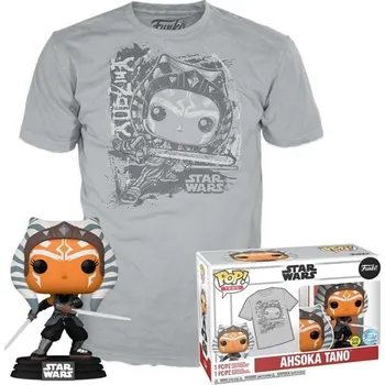 Funko set 464 Star Wars The Mandalorian Ashoka a tričko vel.L