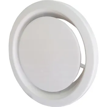 Příslušenství pro vzduchotechniku Talířový odvodní anemostat – bílý 100 mm