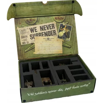 Úložný box Bolt Action Vehicles Army Box - Oficiální Krabička s Pěnou na Vozidla