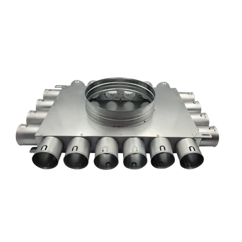 rozdělovač topení Rozdělovač čtyřstranný jednřadý 20x50/200 (4+6+4+6)