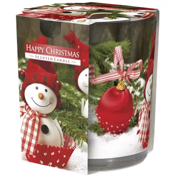 Svíčka Dekorativní svíčka vonná Šťastné Vánoce