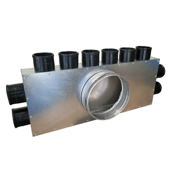 rozdělovač topení Rozdělovač trojřadý jednřadý 10x50/160 (2+6+2+0) samotesnicí